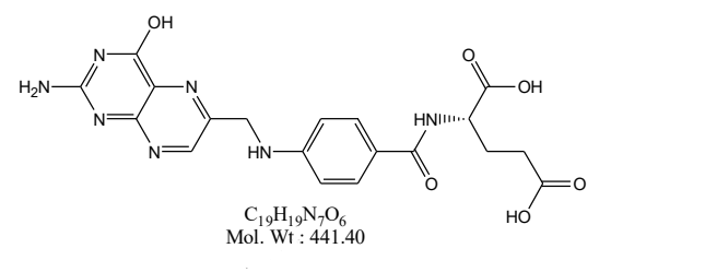 Classification des folates - acide folique synthétique